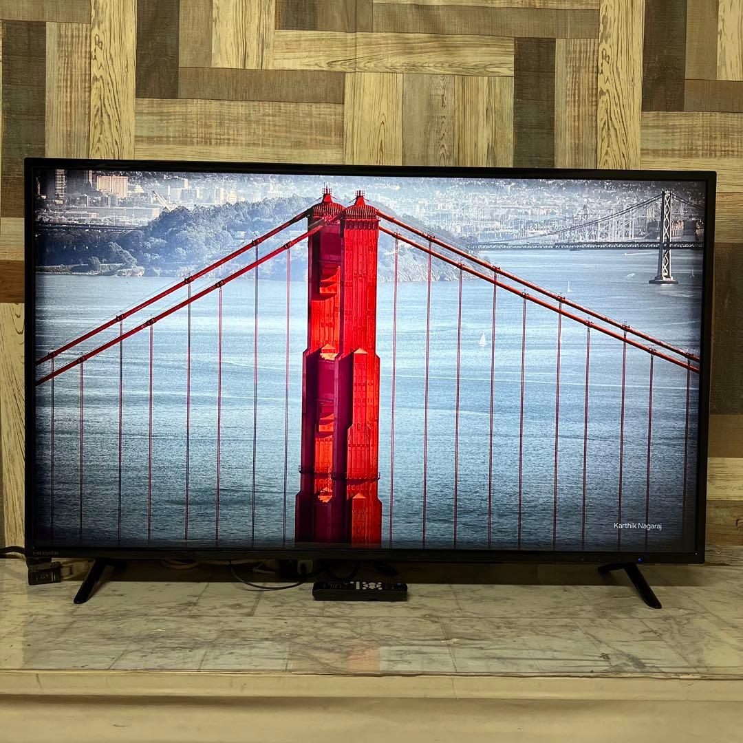 全国送料込❣️IO DATA49型4K液晶ディスプレイスピーカーリモコン付