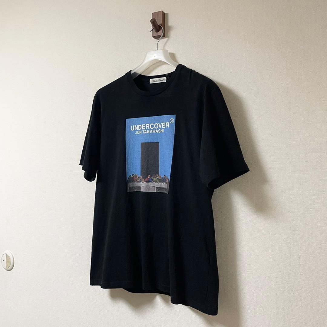 タグ付き UNDERCOVER 最後の晩餐 Tシャツ プリント ブラック 黒