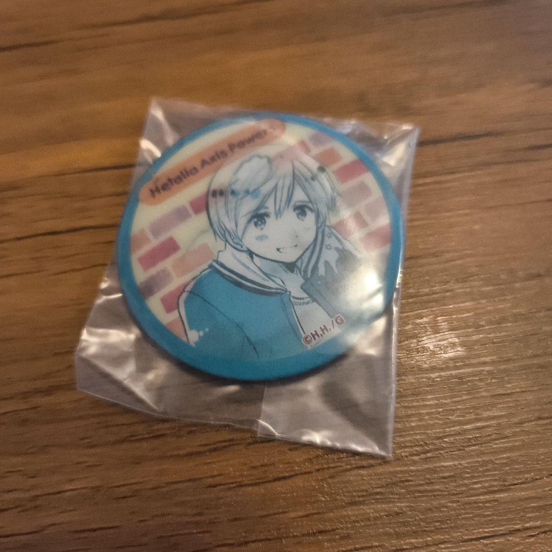 ヘタリア　チェンジング缶バッジ　フィンランド　ふわふわパラダイス