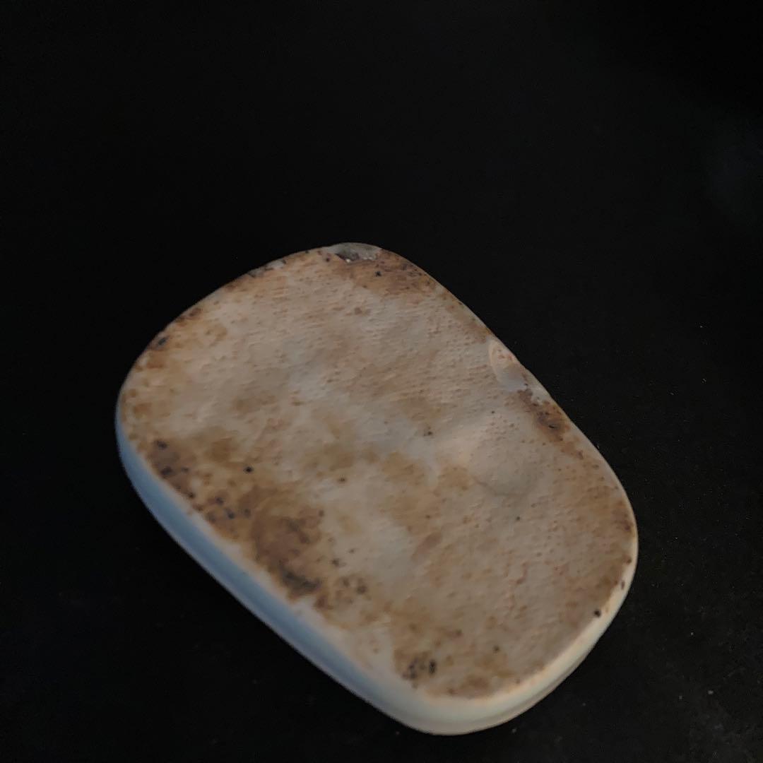 新年赤札セール❗️【ギャラリー三益】中国古美術　影青蘭花陽刻紋硯（宋時代）