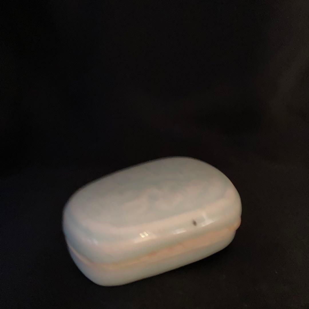 新年赤札セール❗️【ギャラリー三益】中国古美術　影青蘭花陽刻紋硯（宋時代）