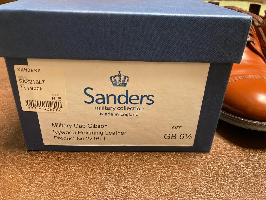 Sanders 2216 サンダース ミリタリーダービー GB6.5