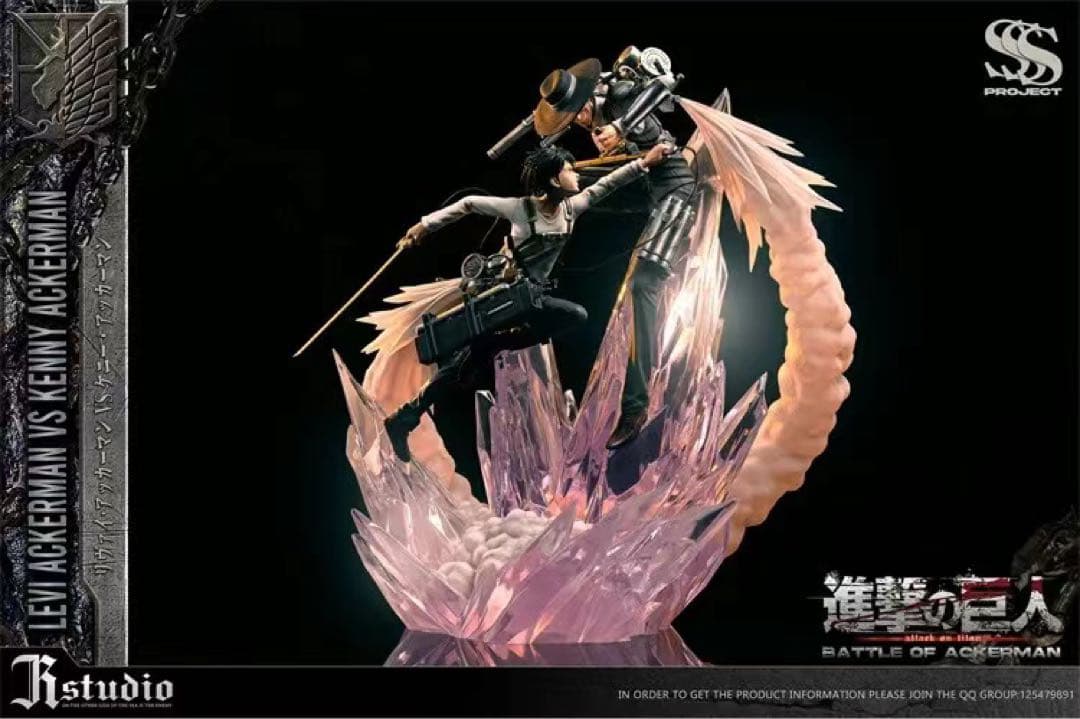 進撃の巨人 リヴァイ·アッカーマン ガレージキット ガレキ スタチュー⑤