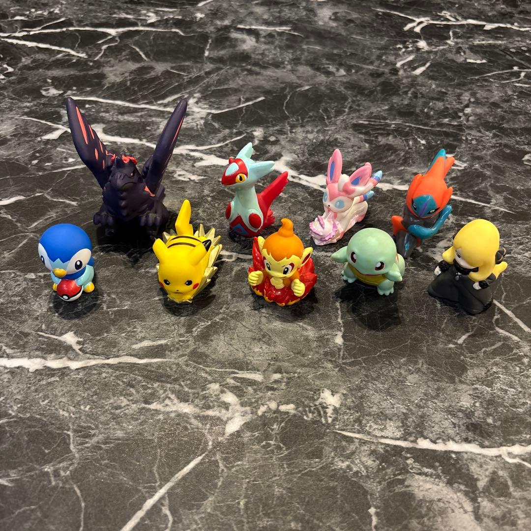 ポケモンキッズ　指人形 まとめ売り　シロナ　ゼニガメ　ラティアス　ニンフィア