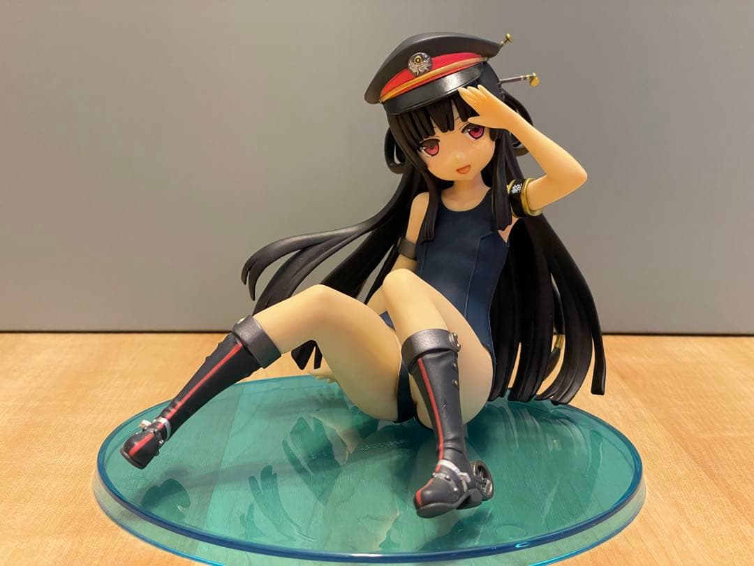 【中古品】Q-six まいてつ ハチロク 紺スク水フィギュア