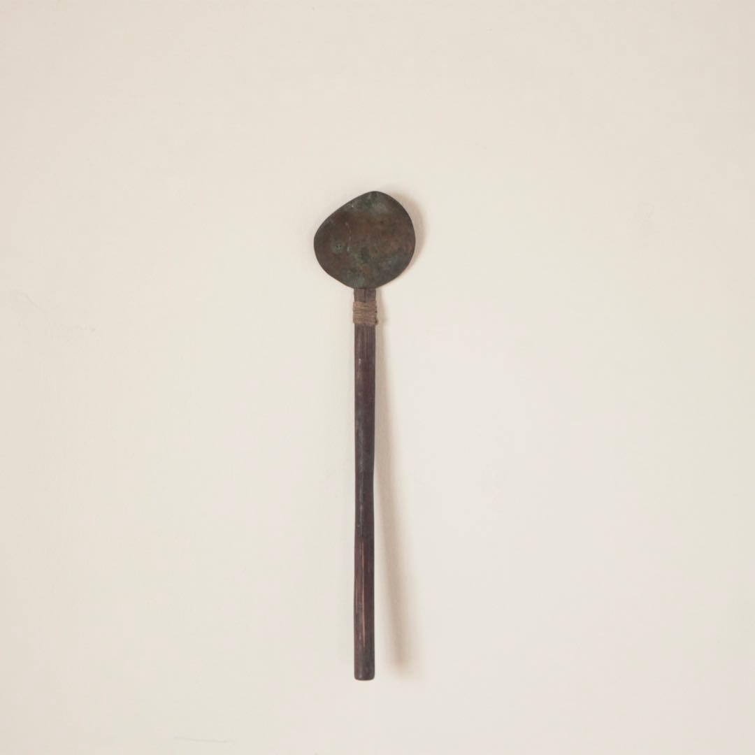 灰匙 No.8 茶道具 古美術 古道具 アンティーク 使えないスプーン