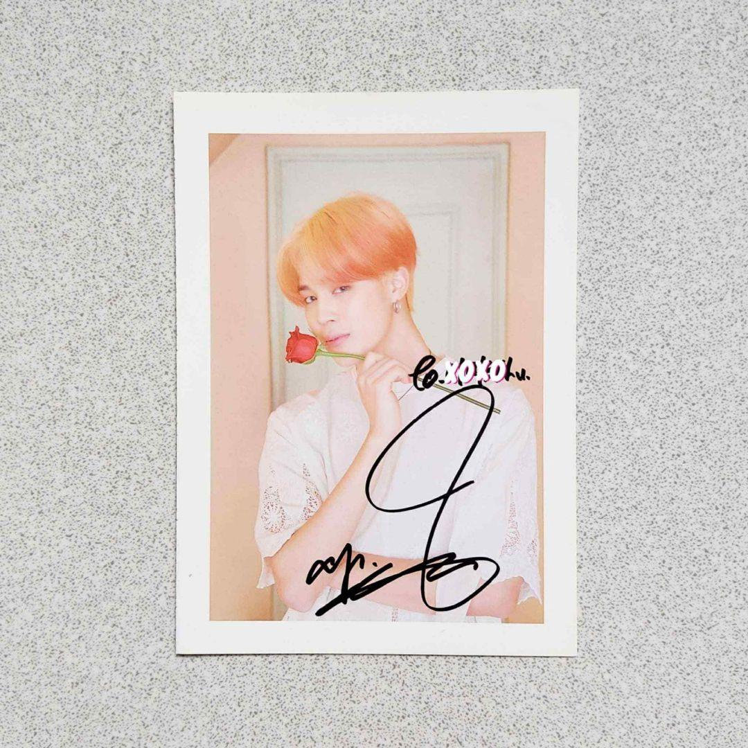 BTS presona 韓国サイン会 直筆サイン JIMIN ジミン