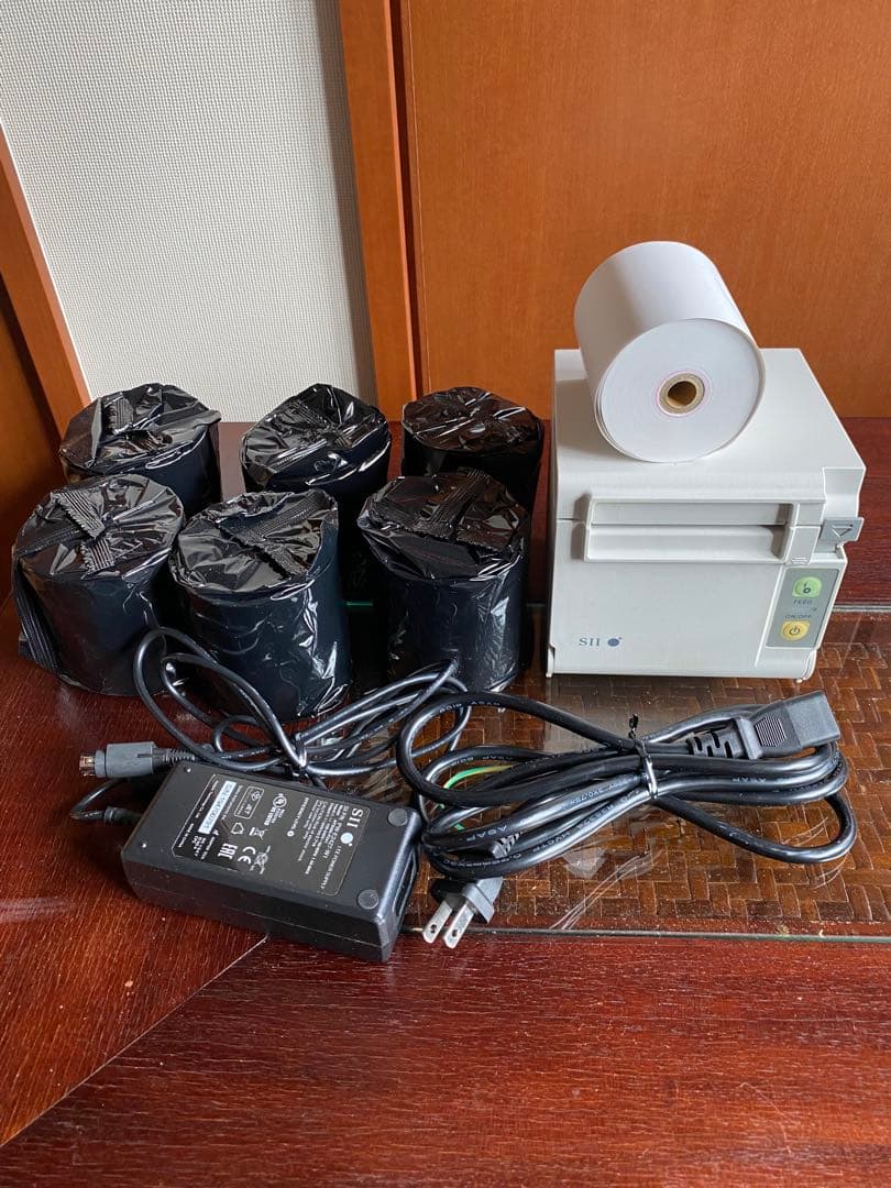 セイコーインスツル 据置きプリンター 電源セット付 白 RP-D10-W27J2