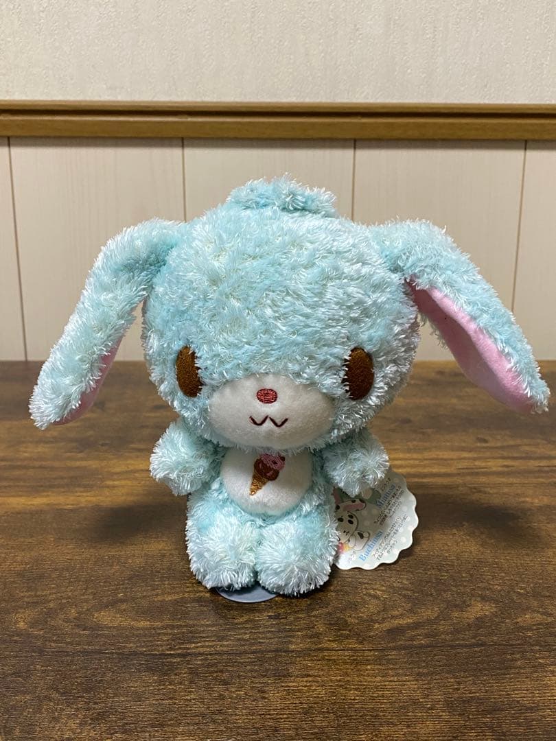 シュガーバニーズ　ぬいぐるみ　ミントうさ　ミントシシュウ　刺繍　サンリオ
