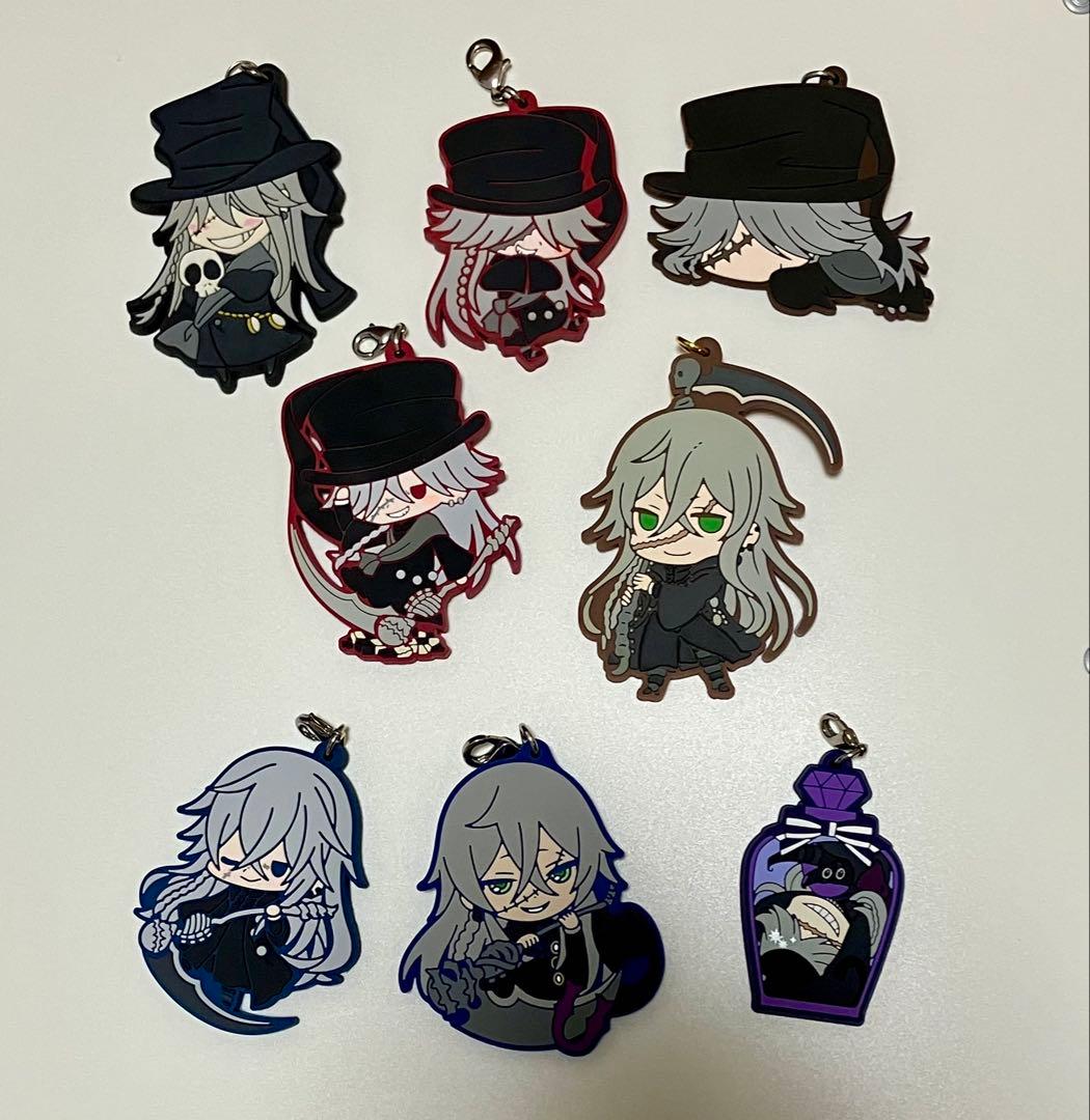 黒執事　葬儀屋　アンダーテイカー　ラバーストラップ　缶バッジ