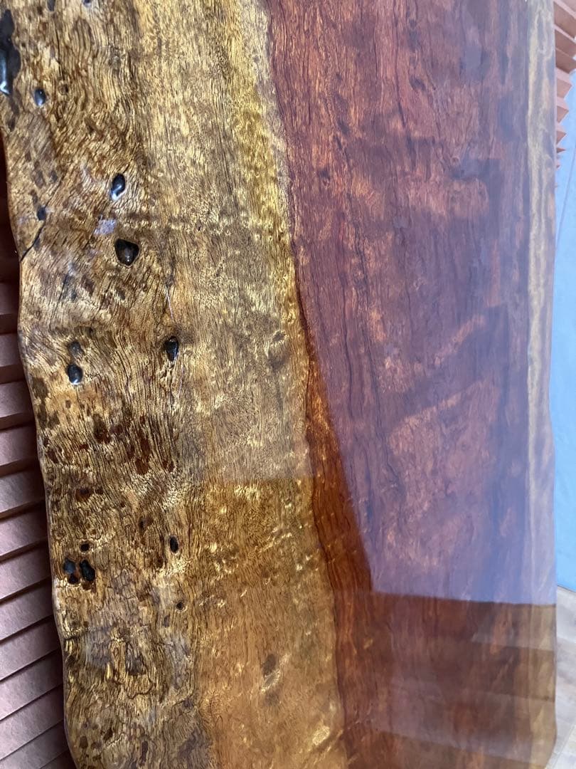 ブビンガ　1枚板　座卓　希少！