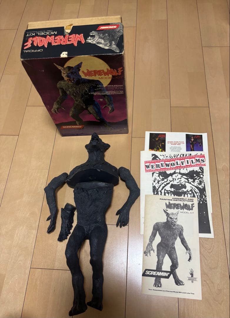 スクリーミン 1/4 ウェアウルフ モデルキット フィギュア