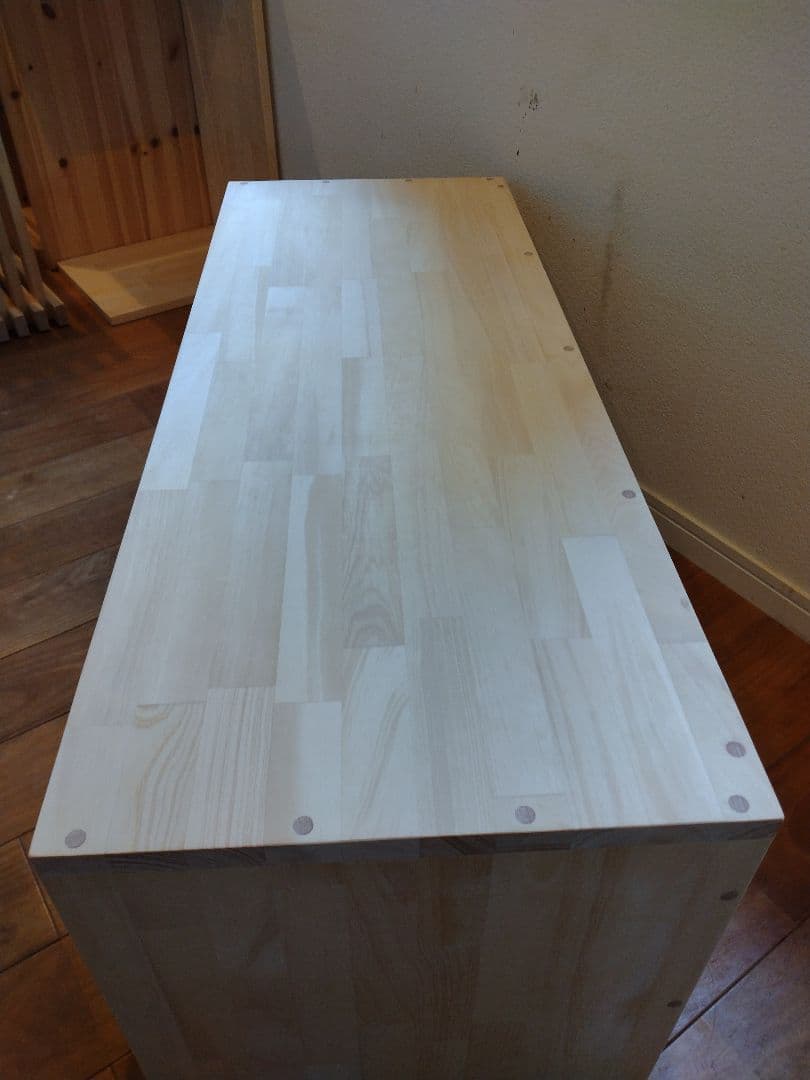 木製　ハンドメイド　オーダー　コの字　棚　シェルフ　水槽台　テレビ台　ラック