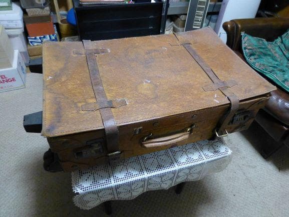 ★革製　スーツケース　レトロ★