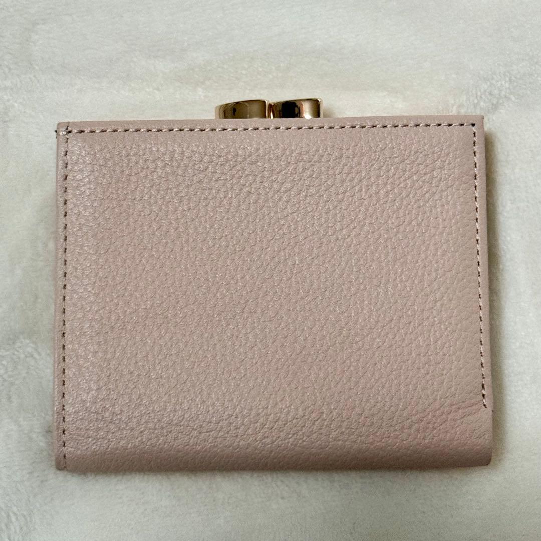 皇居 財布 ピンクベージュ 二つ折り財布 限定品