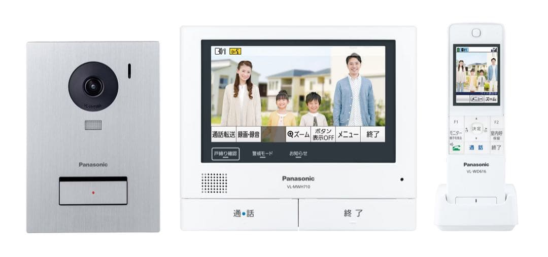 Panasonic テレビドアホン インターホン　VL-SWE710KS