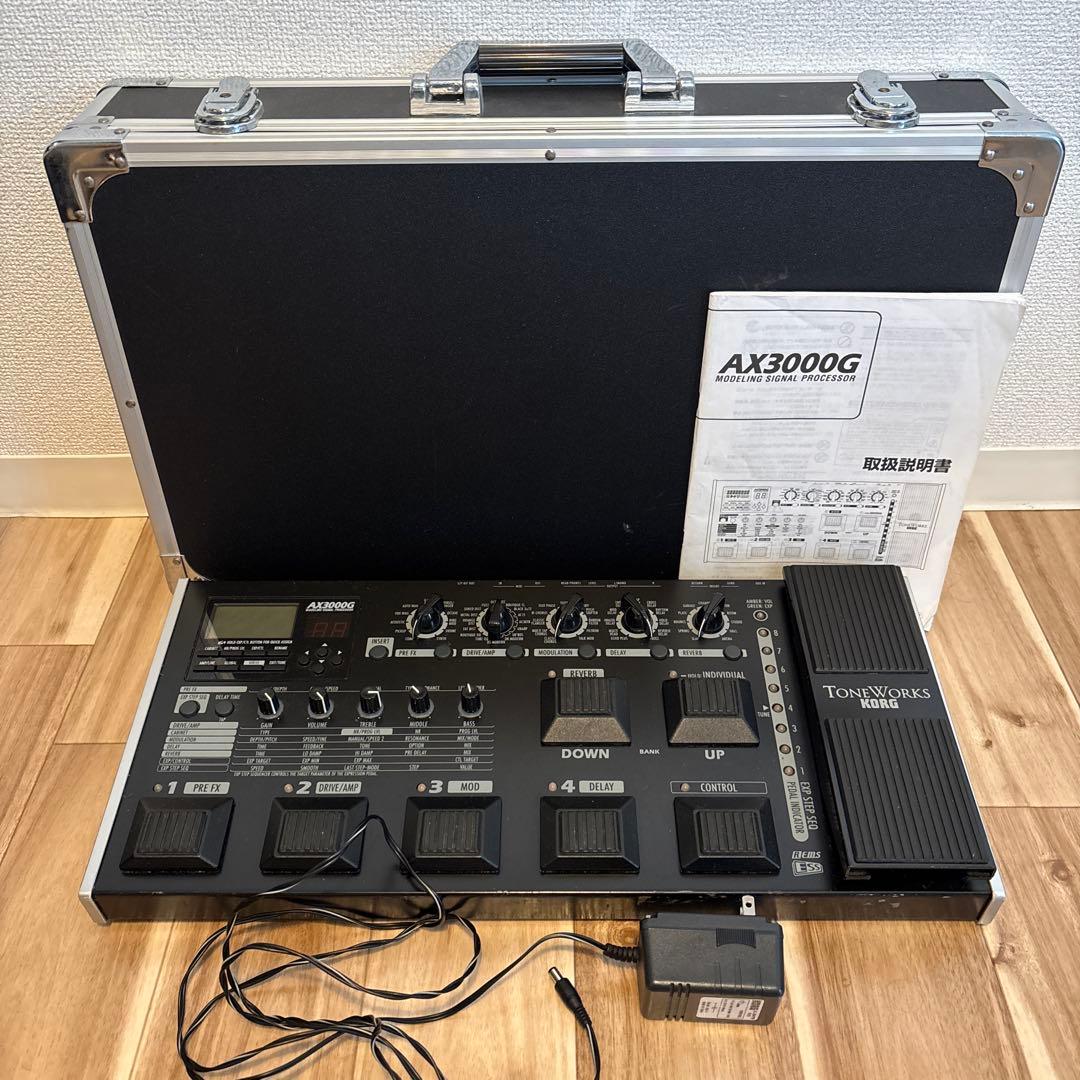 KORG AX3000G マルチエフェクター【中古】【ハードケース/おまけ付き】