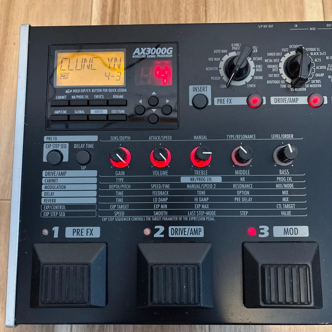KORG AX3000G マルチエフェクター【中古】【ハードケース/おまけ付き】