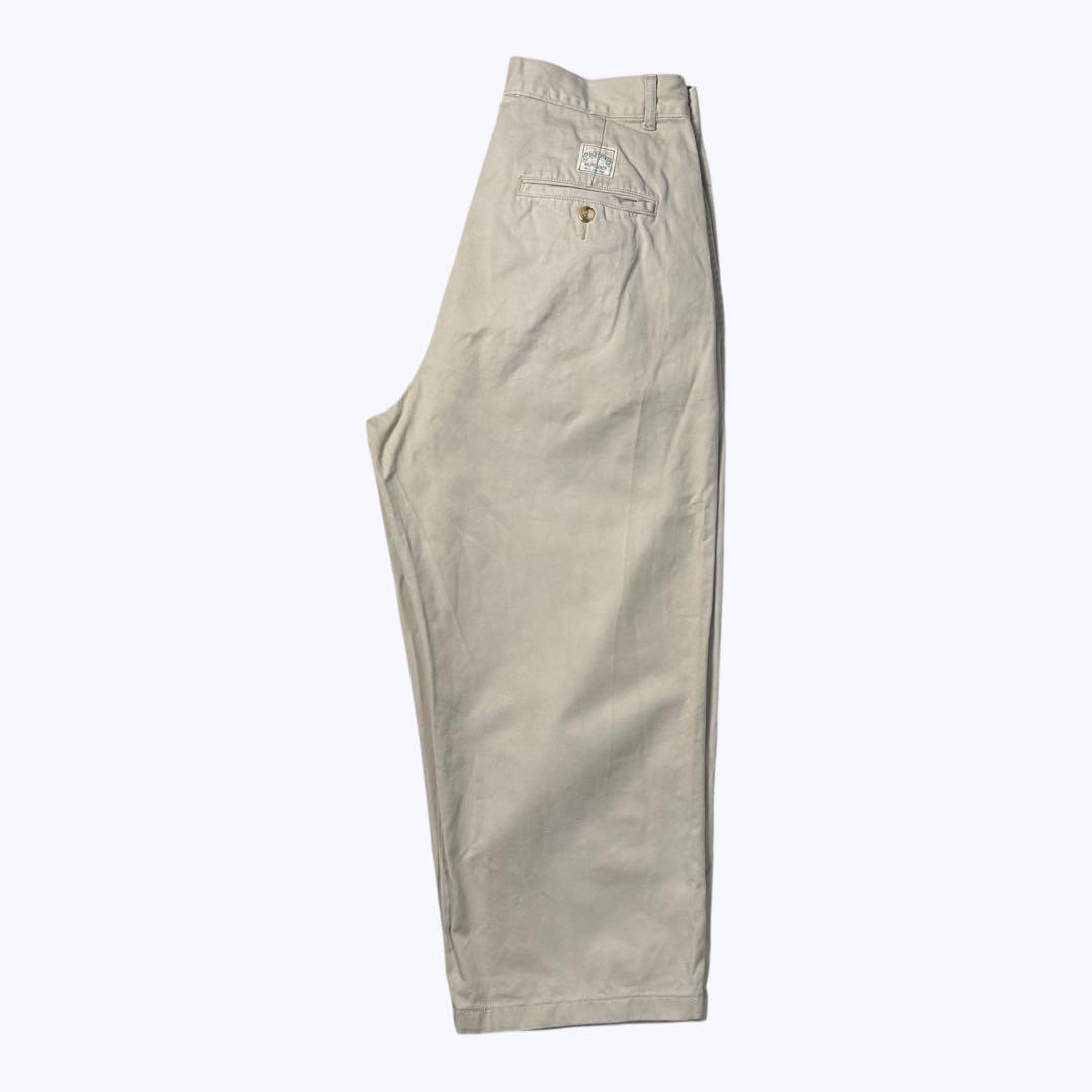 【希少❗️】90's'Ralph LaurenポロチノUSA製2タック初期タグ