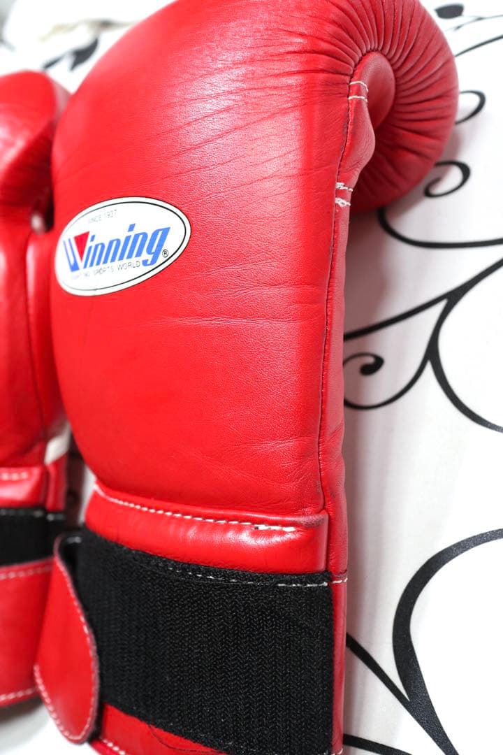 Winning ボクシンググローブ 14oz/レッド/中古品