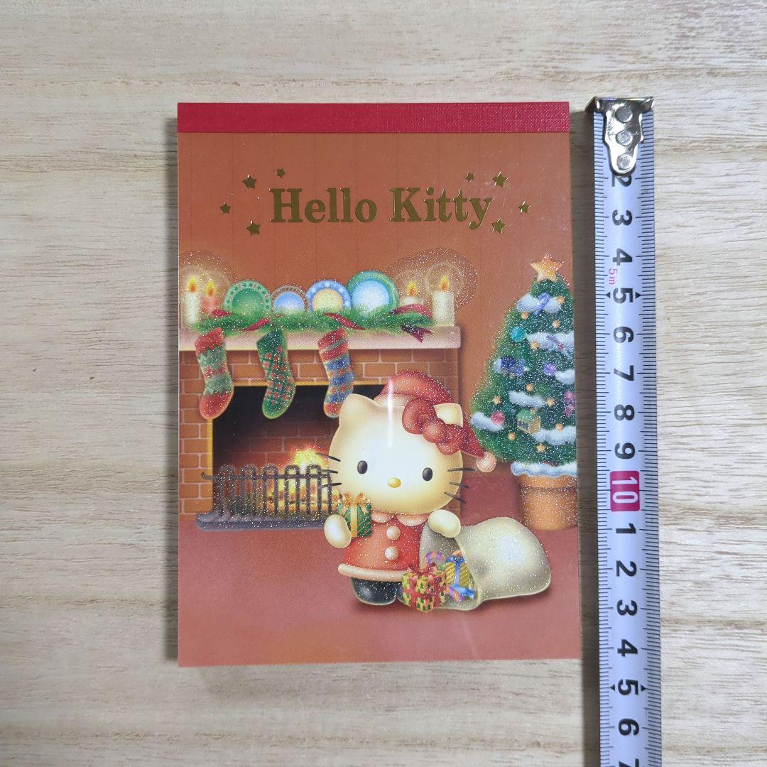 ハローキティ　Xmas　クリスマス　メモ帳　レトロ　新品未使用