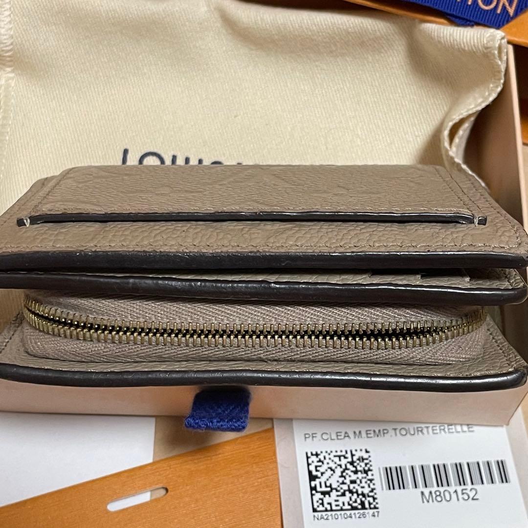 【訳あり】　LOUIS VUITTON　ルイヴィトン　ポルトフォイユ・クレア