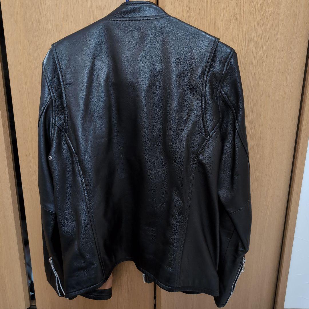 Retro Grande ブラックレザーシングルライダース L
