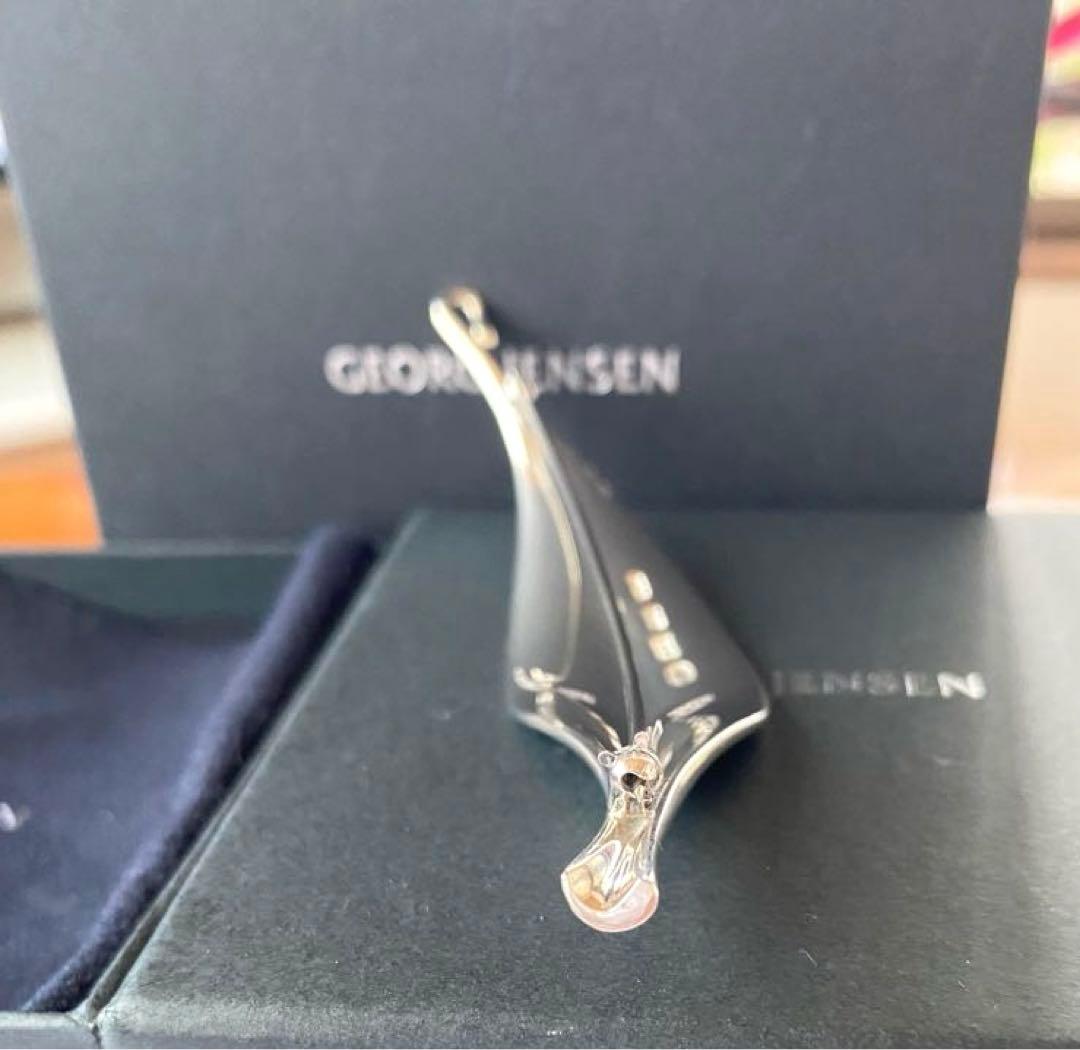 極美品プリュム羽ジョージジェンセンブローチ391TORUN