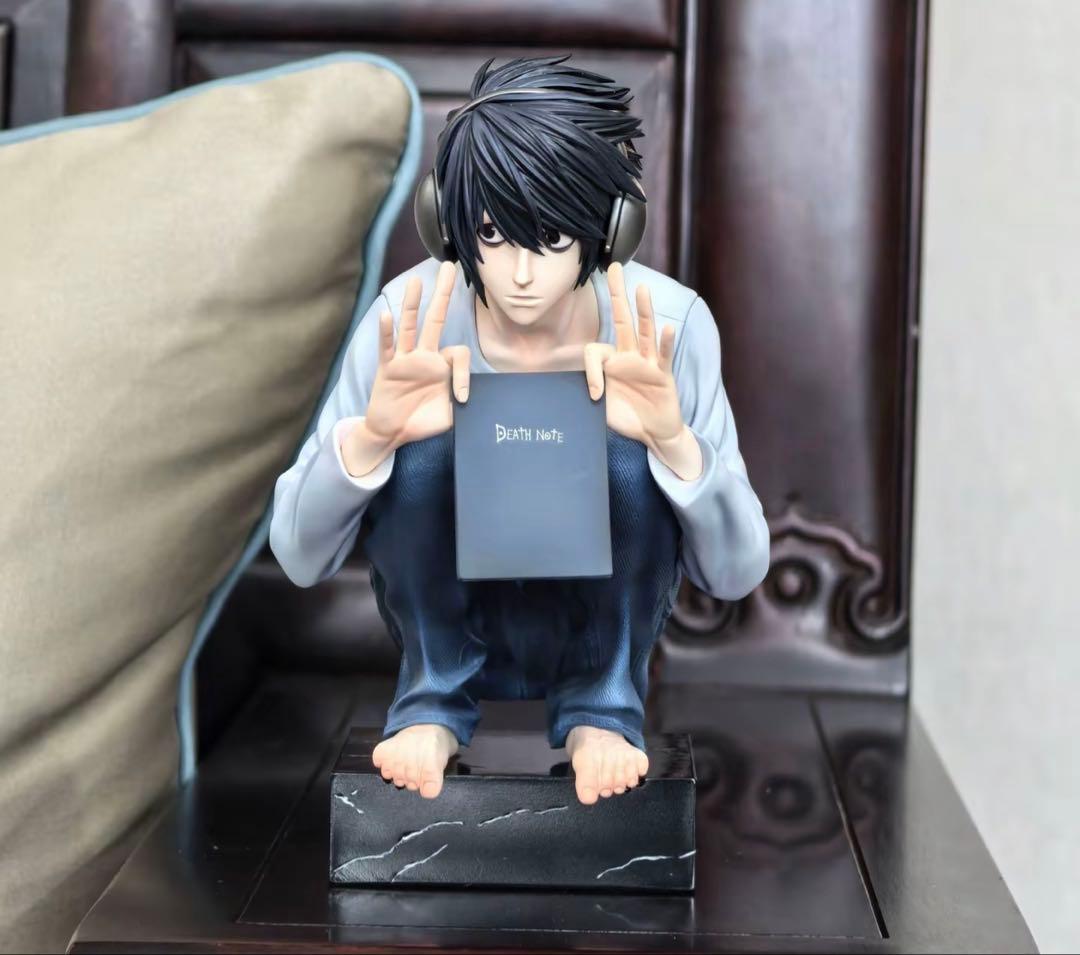 デスノート エル・ローライト L ガレージキット ガレキ スタチュー④