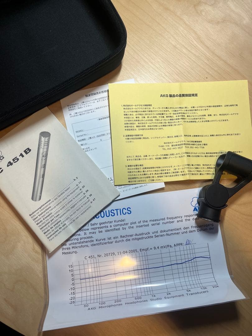AKG C451 コンデンサーマイク
