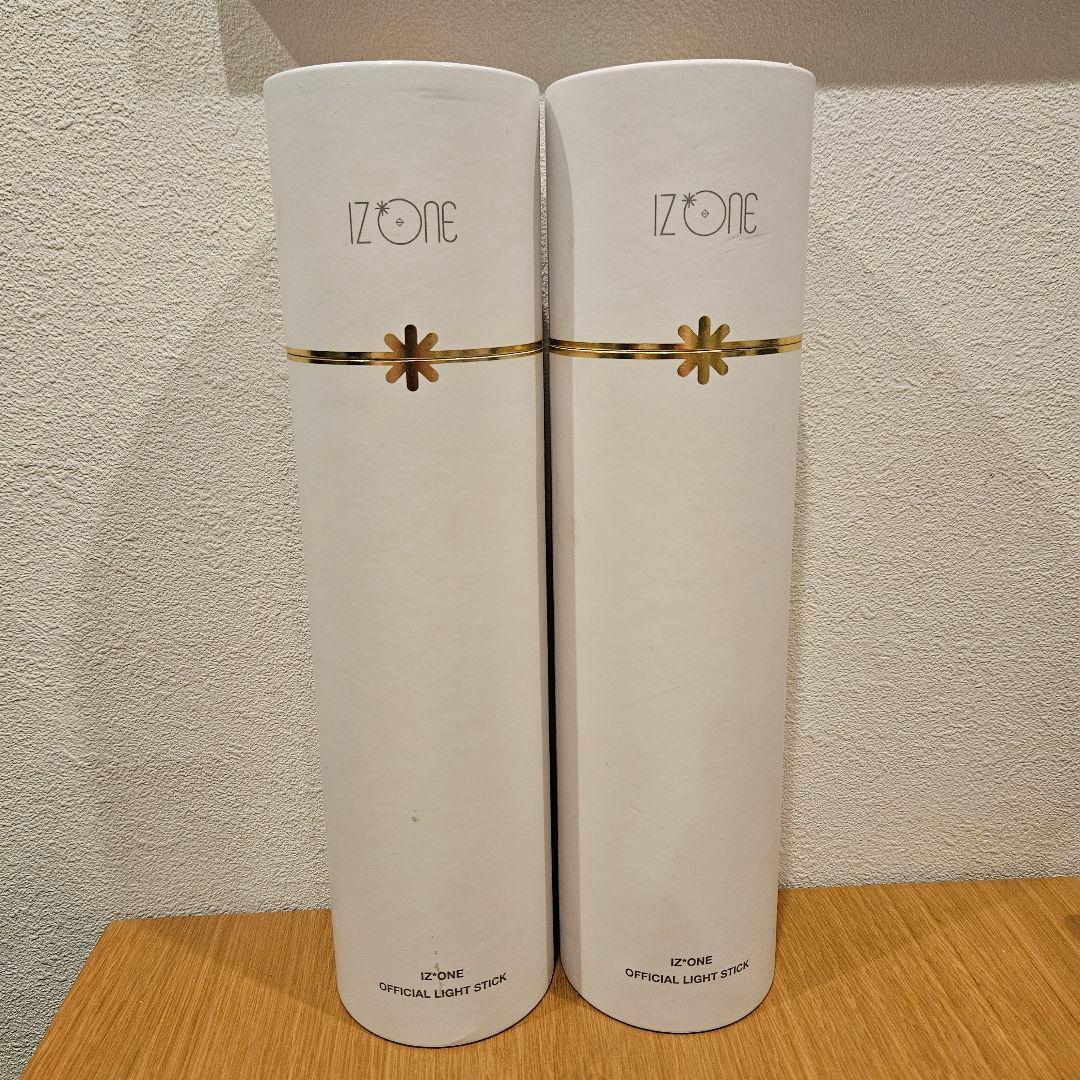 IZ*ONE 公式ペンライト ホワイト 2本セット