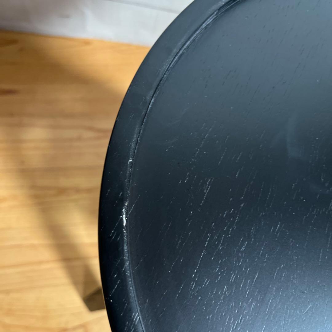 広松木工　LUME スツール　回転式　サイドテーブル　ミニクッション