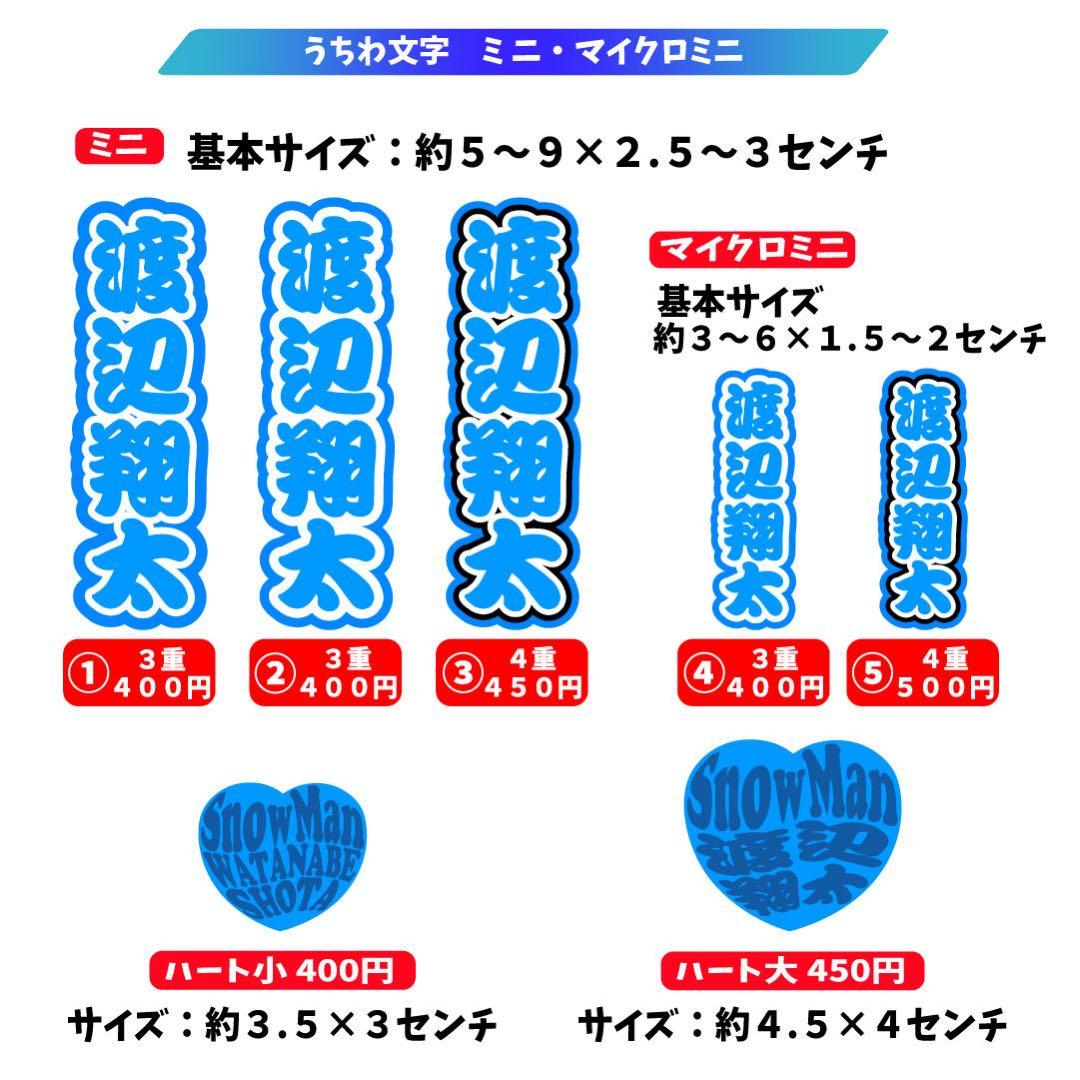 り『購入前にコメントください』 　ミニうちわ文字　ステッカー
