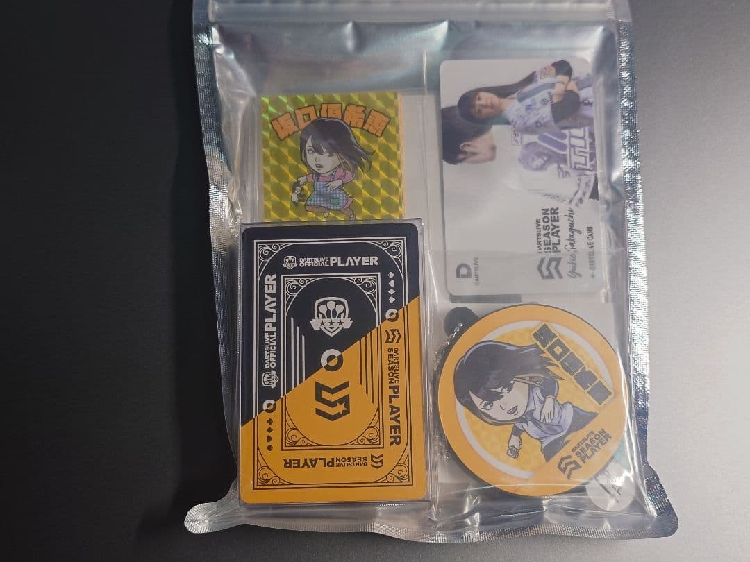 【廃盤】ダーツライブ プレイヤーグッズ 坂口優希恵選手セット