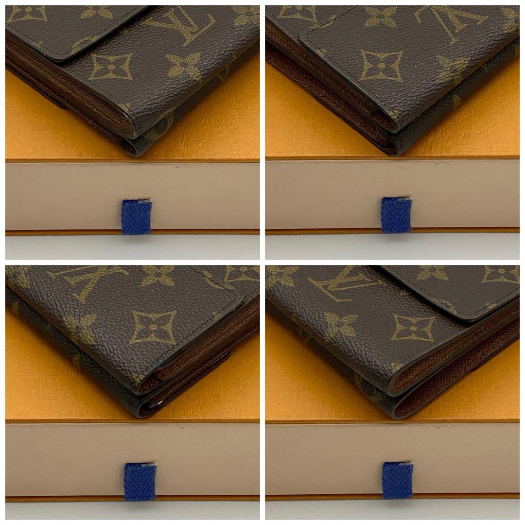 ルイヴィトン　モノグラム　エリーズ　折り財布　wホック