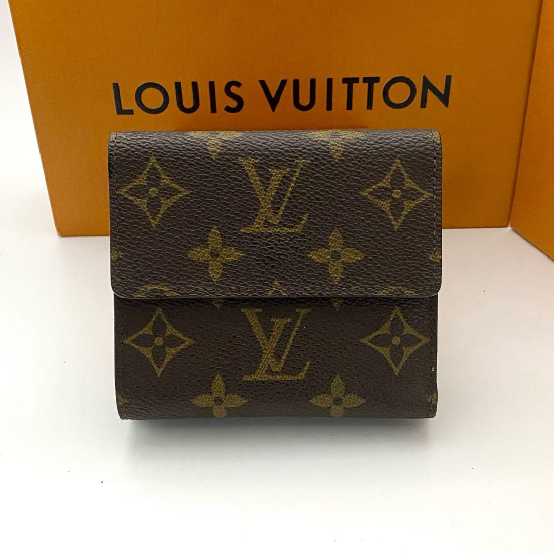 ルイヴィトン　モノグラム　エリーズ　折り財布　wホック