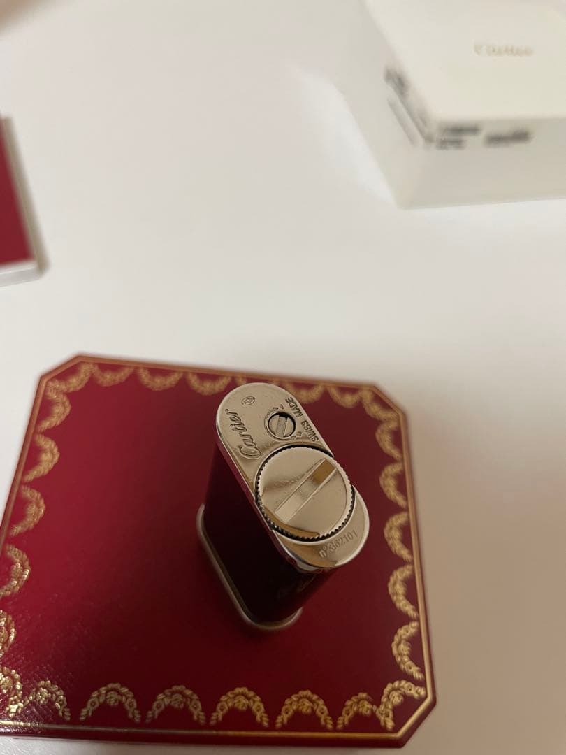 カルティエ　ガスライター　未使用に近い　本物