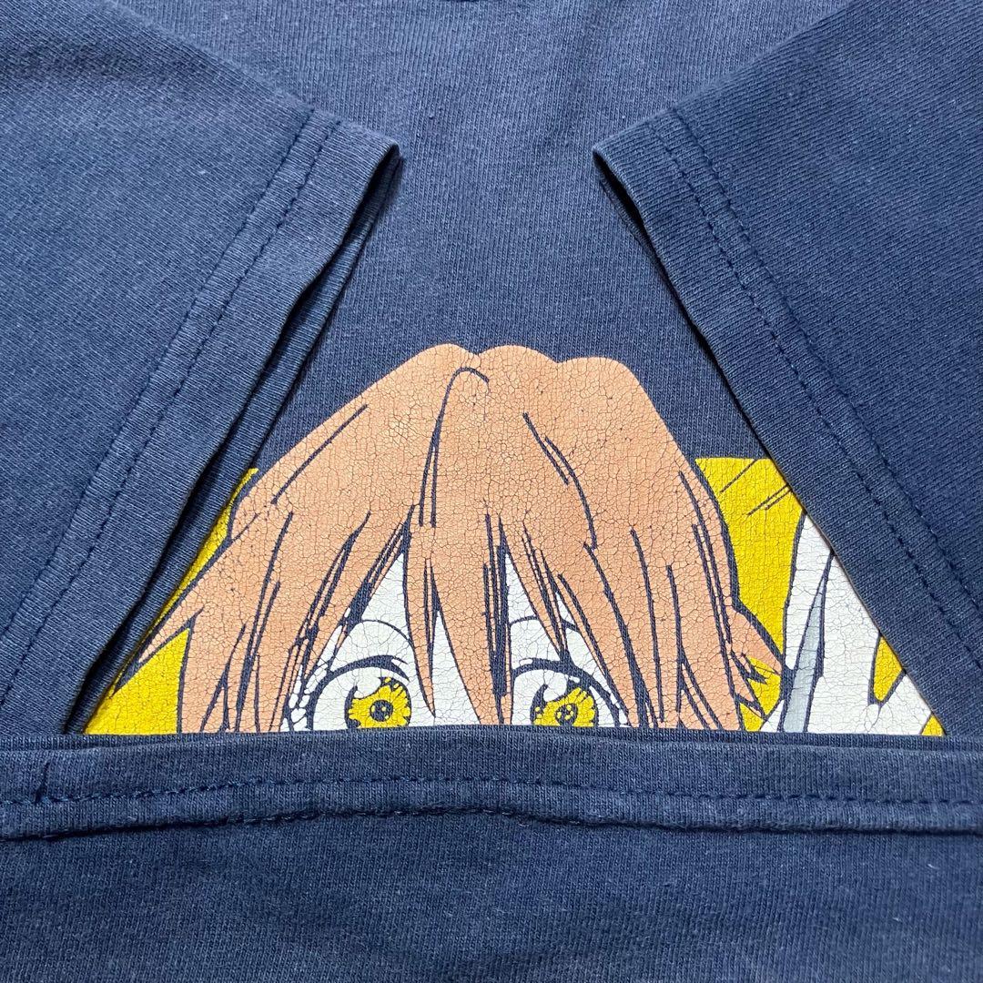 【L】90s FLCL フリクリ ハル子 アニメ Tシャツ Vintage