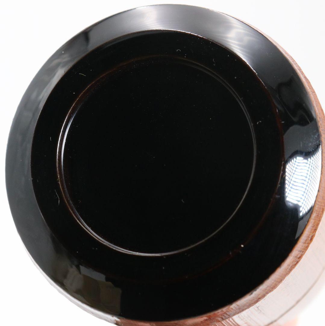 野村政寛(香庵)作 竹塗鈴虫蒔絵 雪吹 薄茶器 茶道具 共箱　V923