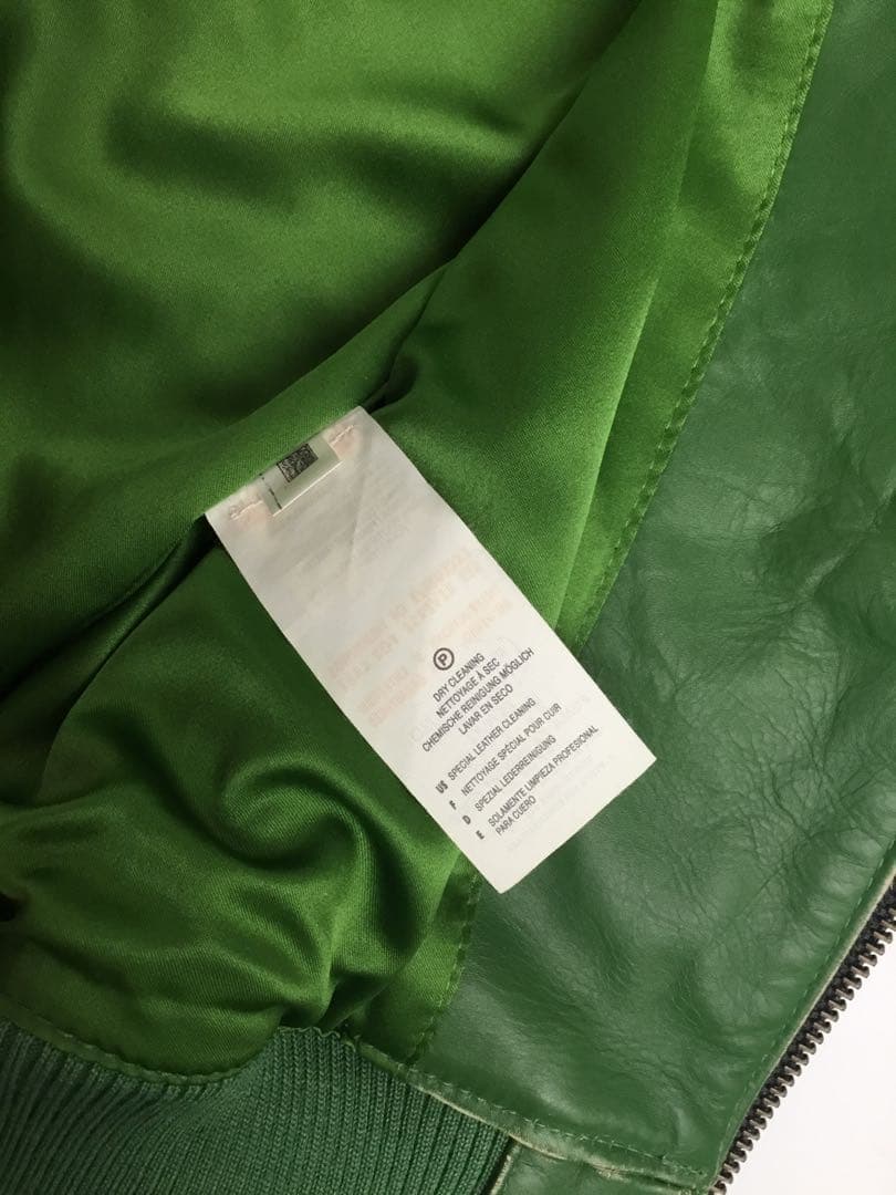 希少 PUMA レザー シングル ライダース モーター ジャケット