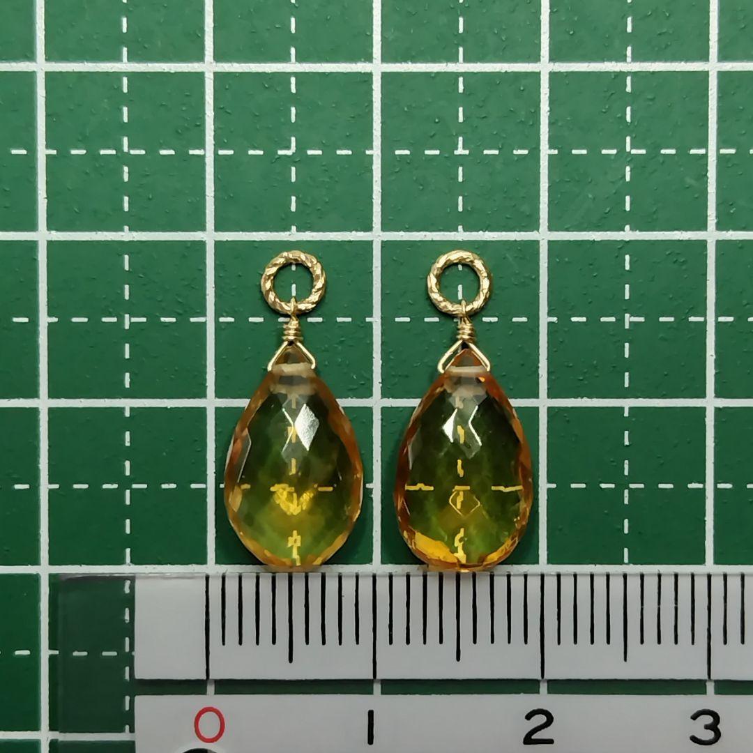 No.1396 淡水パール ドロップ ピアス イヤリング チャーム 14kgf