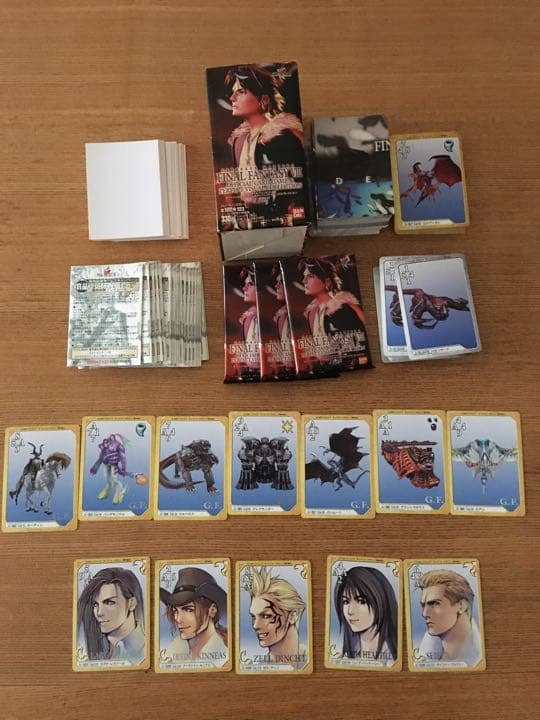 ファイナルファンタジー8 初版　オフィシャルゲームカード&トレーディングカード