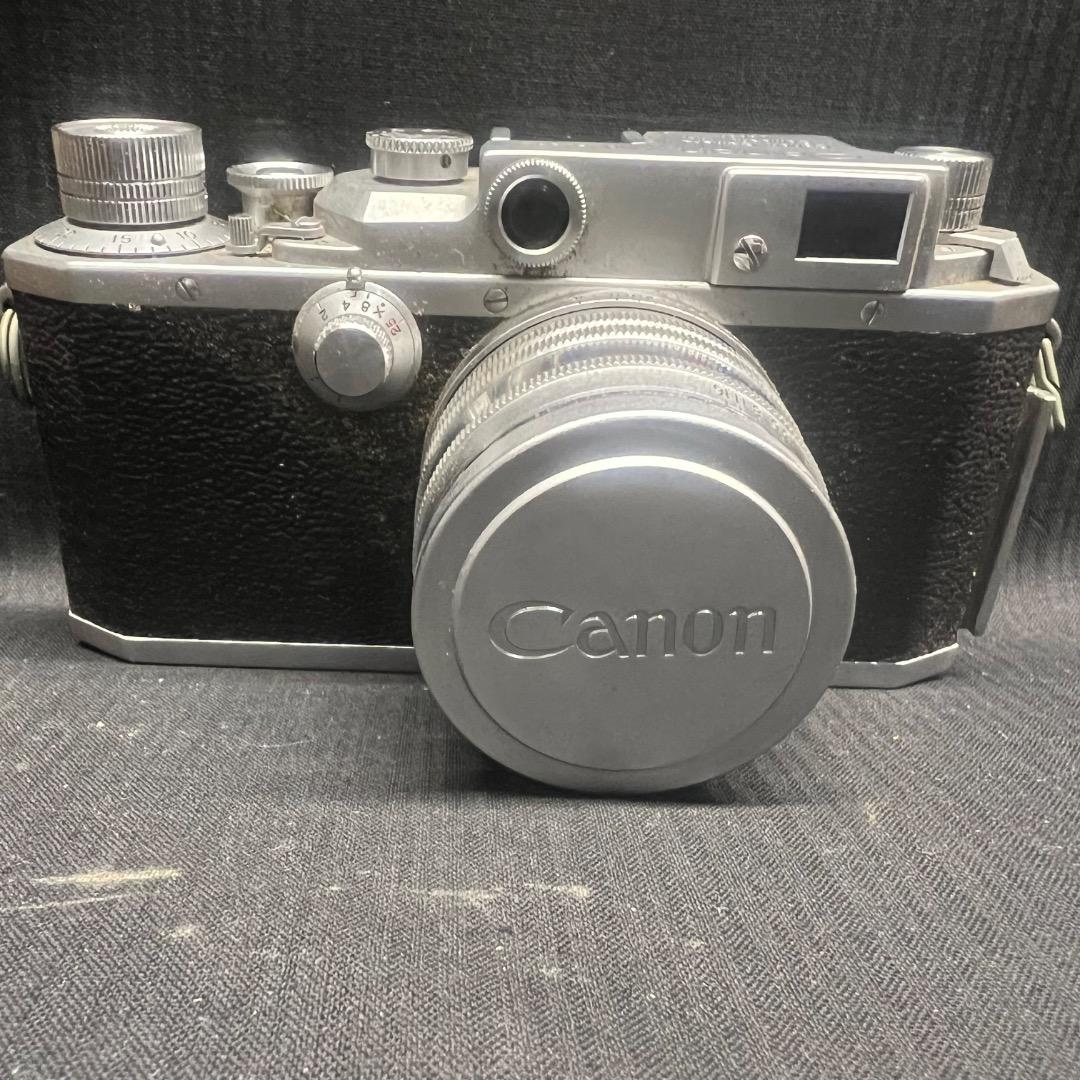 〇Nb右1058 キャノン フィルムカメラ No.154374 レザーケース付