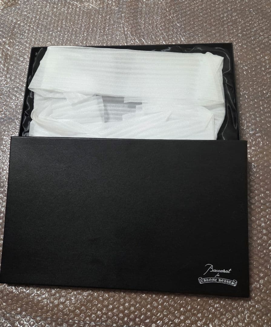 未使用保管品箱付美品クロムハーツバカラ中型トレーお皿ガラス送料無料