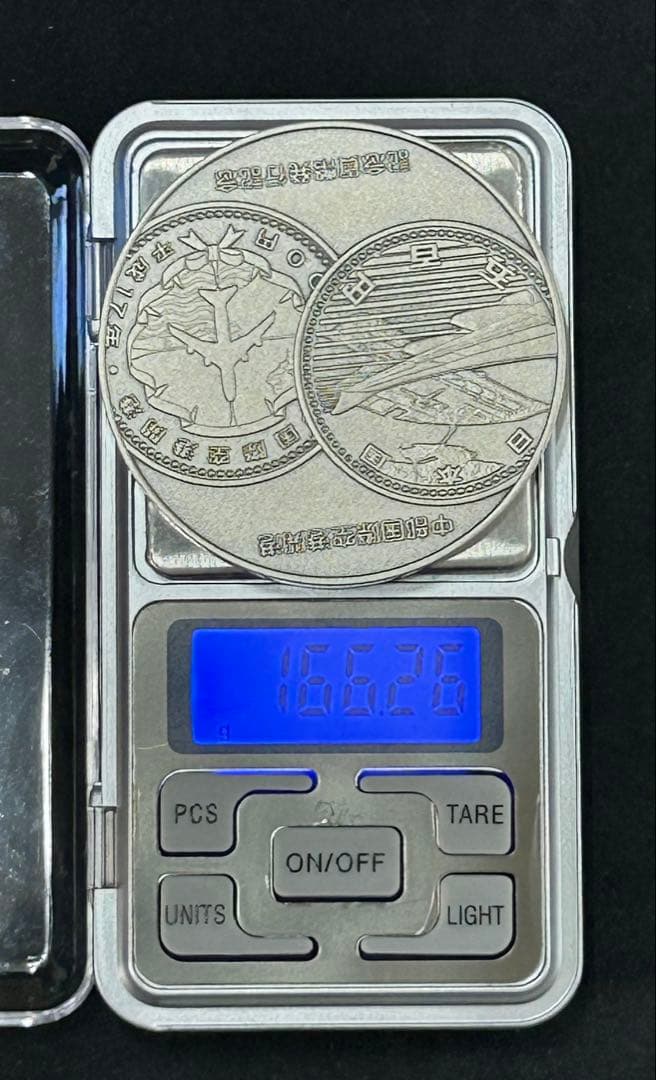 中部国際空港開港記念メダル　純銀メダル166