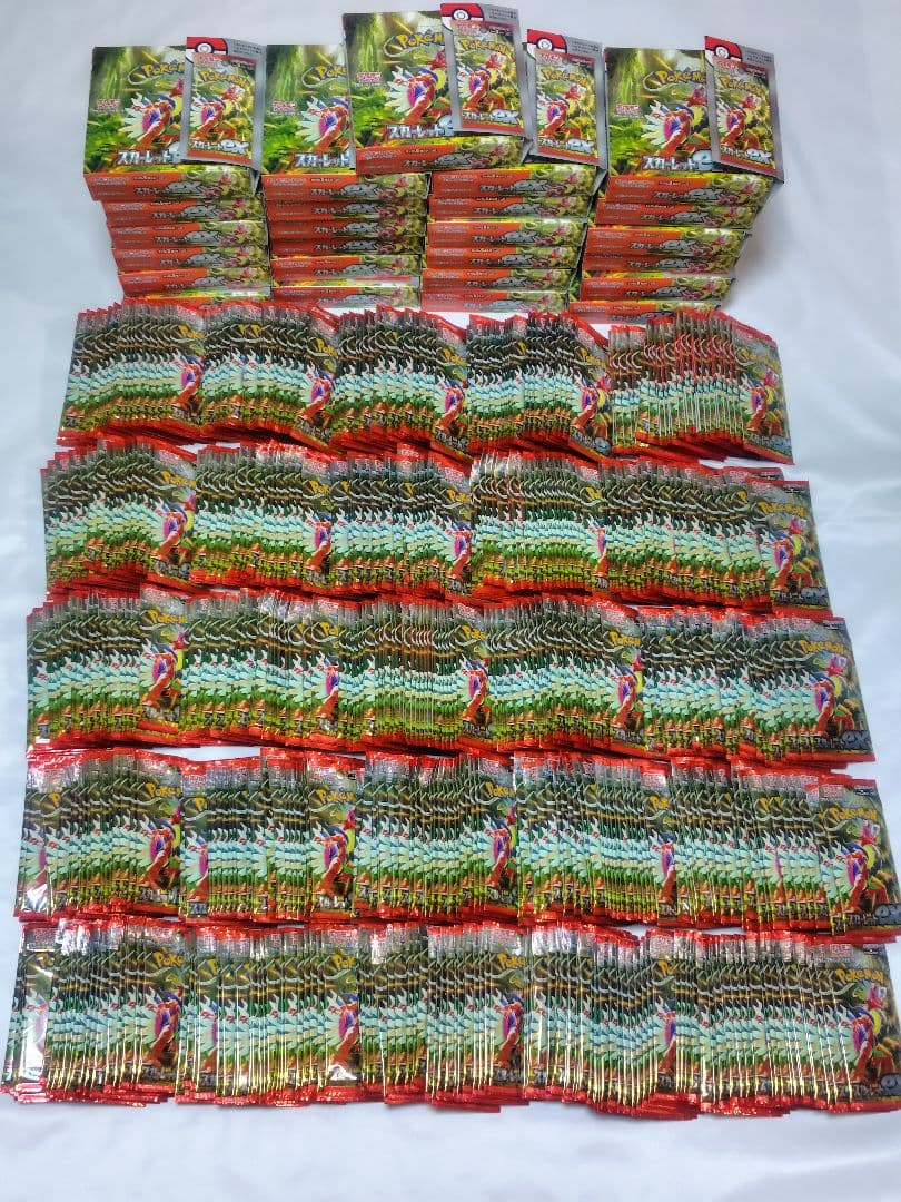 ポケモンカード　スカーレットex　750パック　未開封　メルカリ便