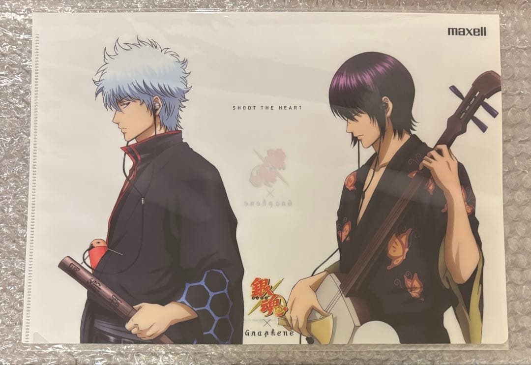 銀魂 graphene クリアファイル 銀時 高杉