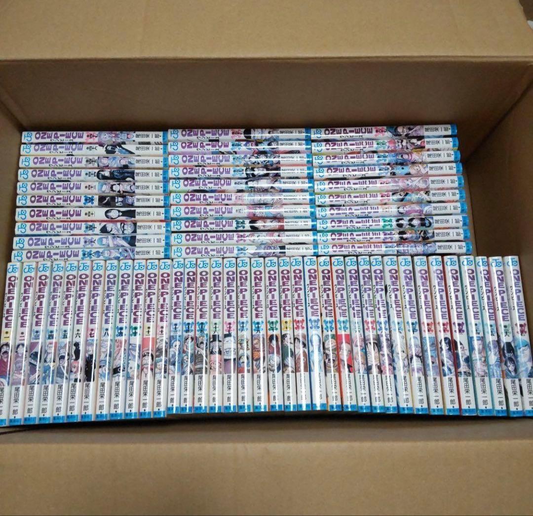 ワンピース全巻108巻セット☆関連本6冊付き
