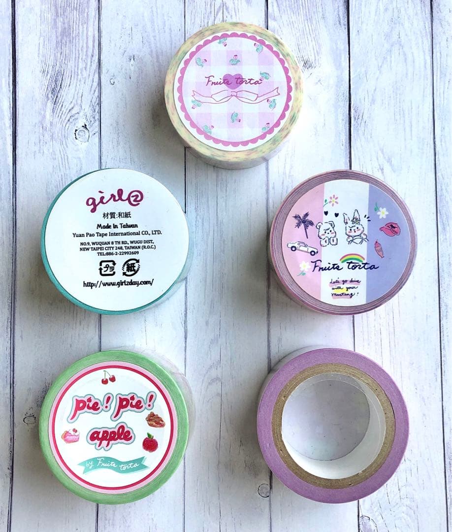 海外作家マスキングテープ39巻セット　OnlyTwo 閣樓日　Lovely徐徐