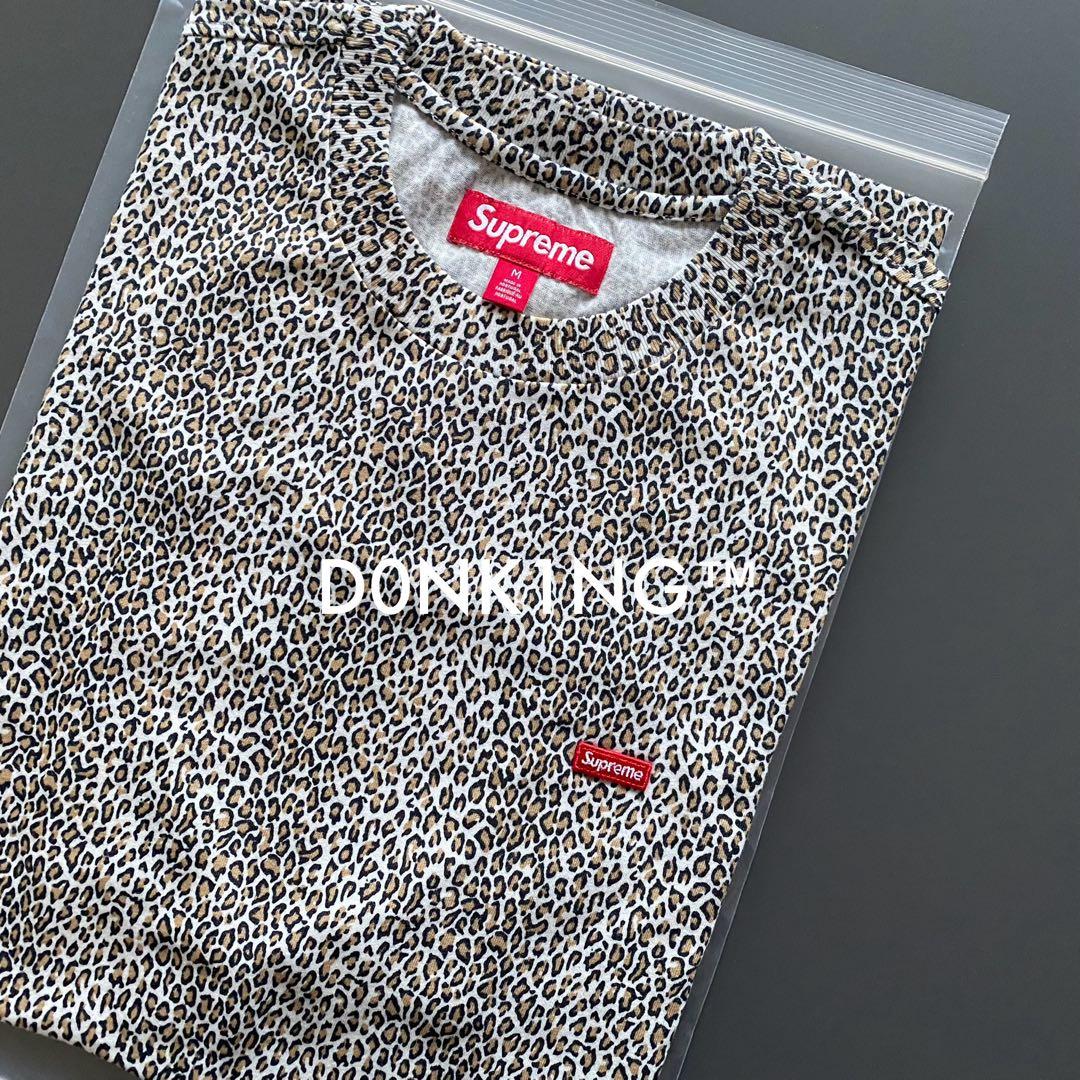 Supreme 新作 ボックスロゴ Small Box Tee レオパード 豹M